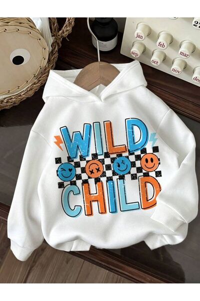 No Plan Șapcă imprimată cu emoji-uri pentru copii, fete/băieți, cu glugă EATS...