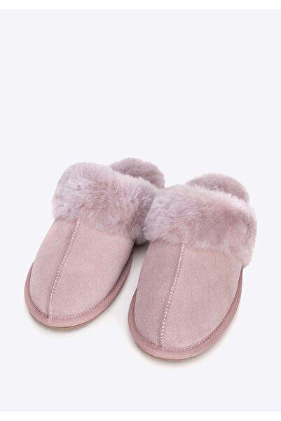 Wittchen Papuci roz din piele întoarsă pentru femei