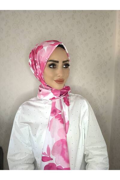 OykumBone DP17 Desenli Pera Çene Altından Cıtcıtlı Hazır Şal