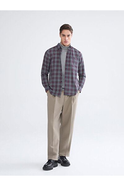LC Waikiki Timeless Recommendations from Timeless Store |   Regular Fit Long Sleeve Plaid Men's Shirt