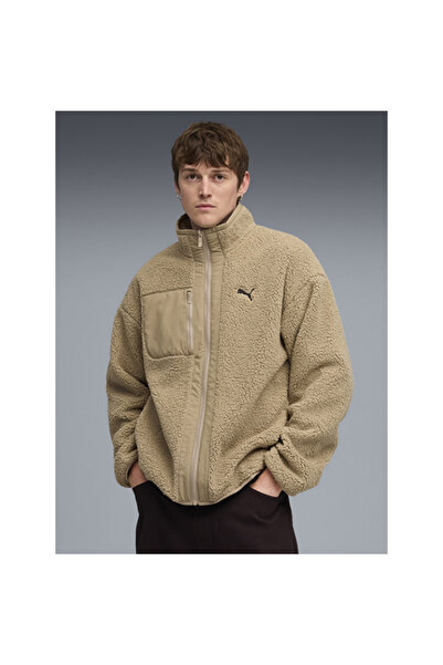 Puma Reversible Sherpa Men's Brown Jacket 68837155