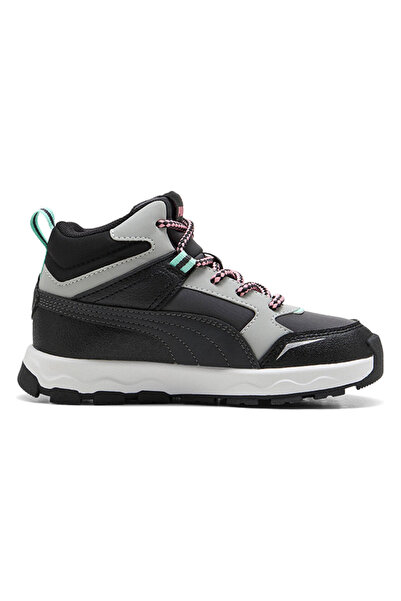 Puma Evolve Trail PS Çocuk Gri Spor Ayakkabı 39764509