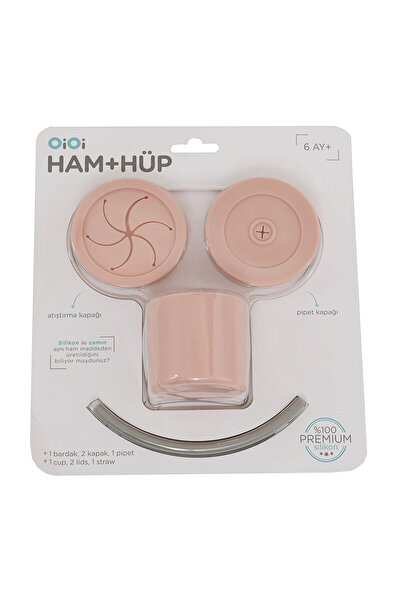 OiOi Ham + Hüp Pinky Pink / Powder Grey