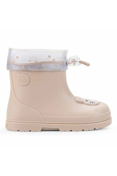 IGOR Mendi Gato Borrego İçi Yünlü CC334 Çocuk Yağmur Botu BEJ