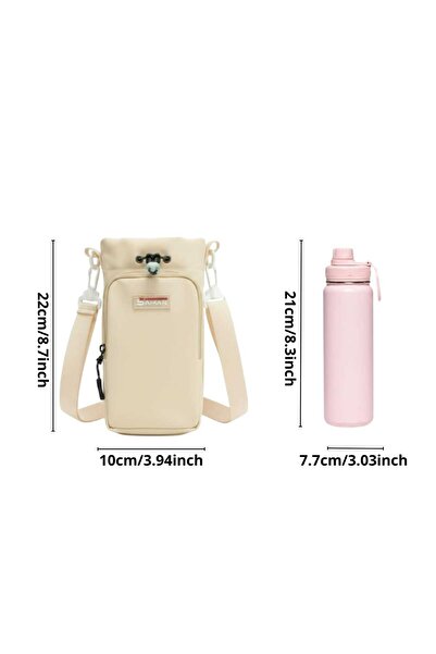 Samar Multi-use crossbody bag for mugs, cups, and cell phones | Up to 18 oz. capacity with adjustable strap, 6 trendy colors