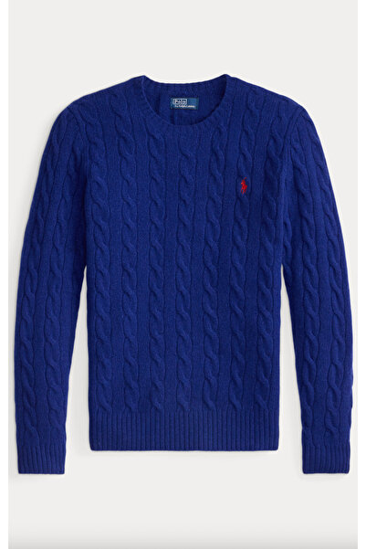 Polo Ralph Lauren Cable Wool-Cashmere Crewneck Jumper
