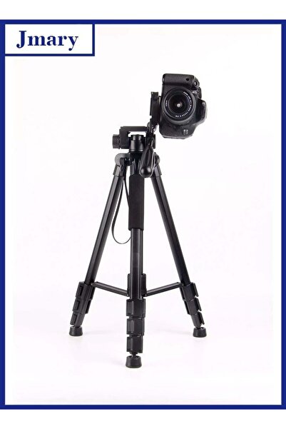 Jmary KP-2254 Professional Aluminum Tripod Monopod - 4-Section, 360° Pan & Tilt, Quick-Release