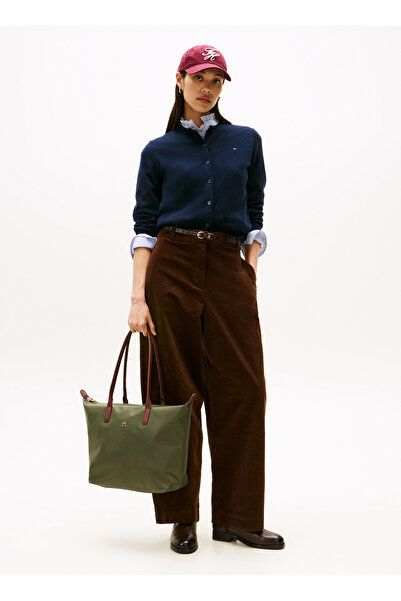 Tommy Hilfiger Haki Kadın Tote Çanta AW0AW17711MT1