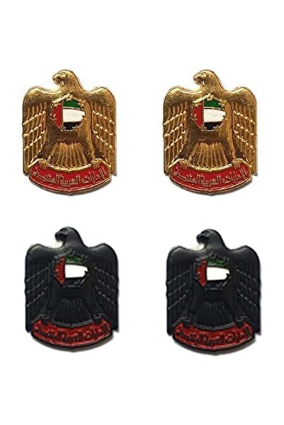 PopZa ملصق ثنائي الأبعاد بتصميم شعار الإمارات العربية المتحدة من SYOSI، 4 قطع...