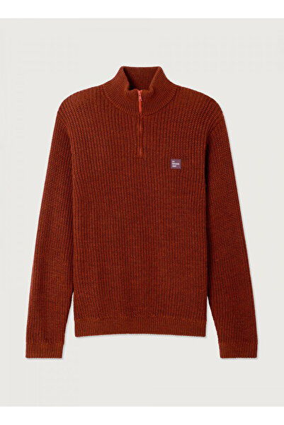 American Vintage Dik Yaka Standart Kiremit Erkek Kazak MCRA18CH25RENCHN