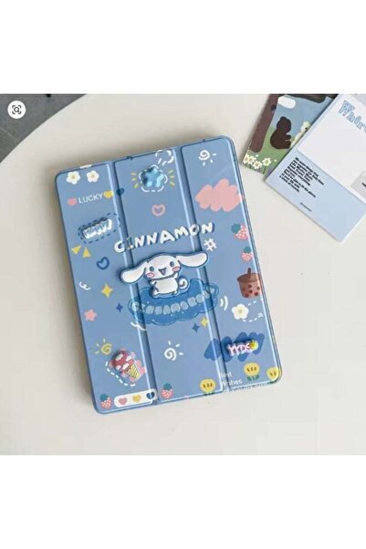 ACLIX Cute Sanrio Cinnamoroll iPad Case for iPad 9.7 Cartoon Hello Kitty with Pencil Holder Cover