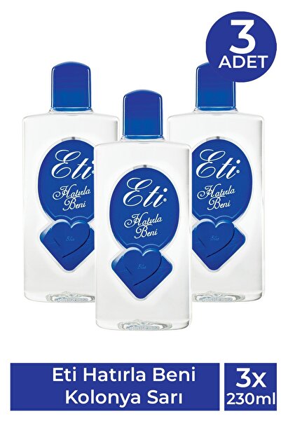 Eti humanlife Hatırla Beni Kolonya Blue 230 ml 3 Adet