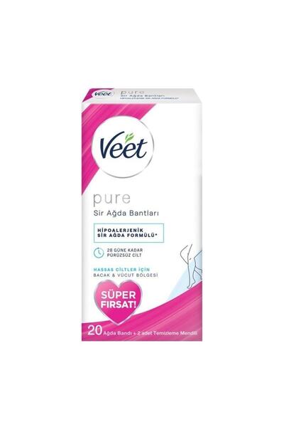 Veet Seddar Collection Tüy Dökücü Sir Ağda Bandı Süper Fırsat 20'li