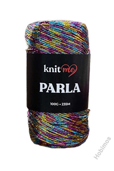 Hobimos Parla 100 Gram 235 Metre Simli İp - Paketleme İpi - Süs İpi