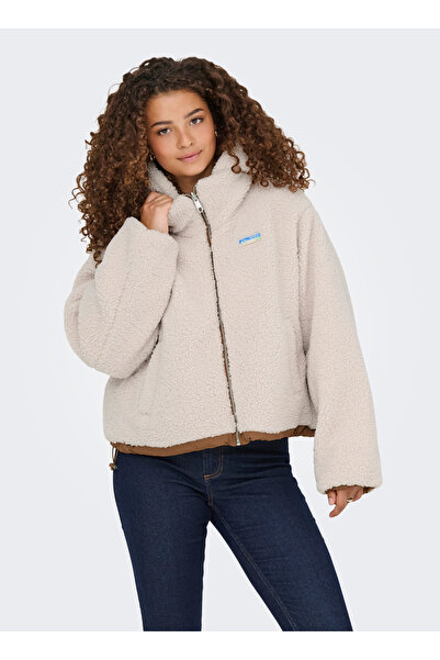 ONLY Біла жіноча куртка ONLMARIA LIFE REV PUFFER JACKET CC