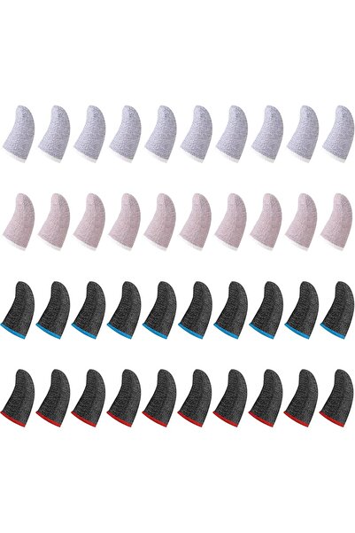 Generic 40 قطعة من أكمام إبهام الألعاب للهواتف المحمولة