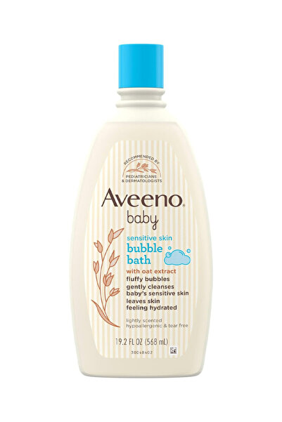 Aveeno Baby غسول وسائل استحمام للأطفال للبشرة الحساسة بخلاصة الشوفان ينظف الب...