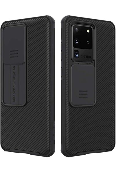 Nillkin جراب كاميرا نحيف مع غطاء كاميرا منزلق لهاتف Samsung Galaxy S20 Ultra ...