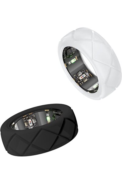 007 واقي حلقة سيليكون متين لخاتم Oura/Galaxy، عبوة من قطعتين مقاس S (6/7/8/9/10)