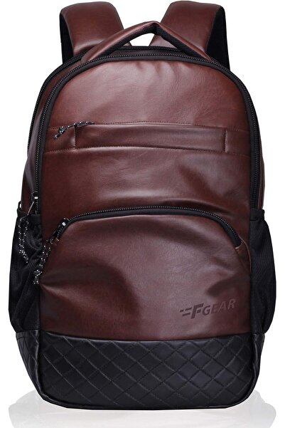 F Gear Luxur 25L Laptop Backpack, Brown