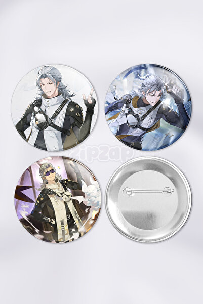 ZipZap Aalto Wuthering Waves Gacha Bag Ornament Badge Set de insignă cu buton...