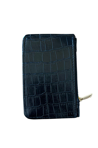 BALCI حامل بطاقات بتصميم أنيق للنساء - أسود