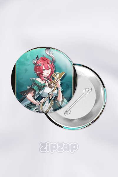 ZipZap مجموعة شارات زينة لحقيبة جاشا من سلسلة Ciaccona Wuthering Waves مع دبو...