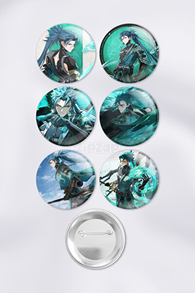 ZipZap مجموعة شارات زينة جييان ووثيرينج ويفز (6 قطع)