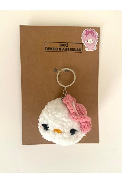 Saki Dekor&Aksesuar Cute Hat Plush Keychain/Charm