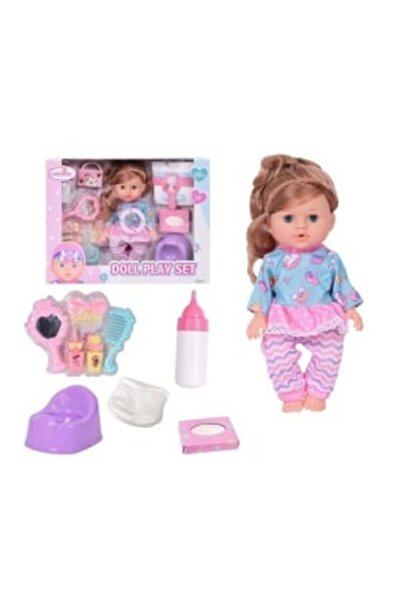 CREATIVE Păpușă interactivă cu haine și accesorii, funcții realiste, pentru copii 18+ luni, 28 cm,