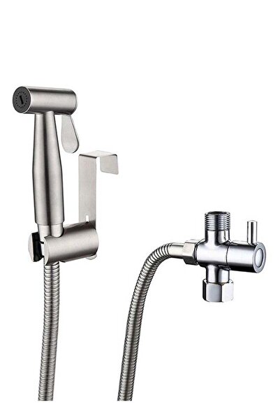 fun zone مجموعة رشاش بيديه محمولة من الفولاذ المقاوم للصدأ للمرحاض (H 27420 U...