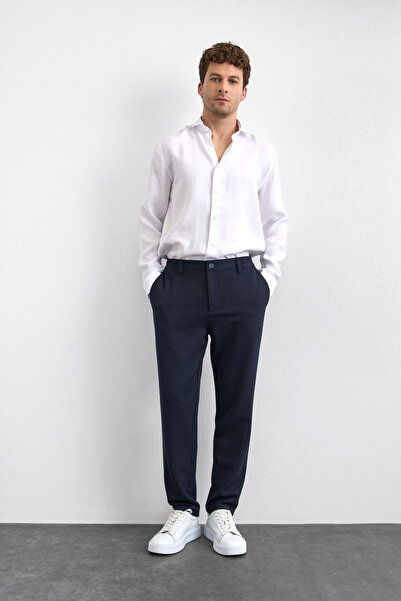 Back And Bond Navy Blue Jogger Pants