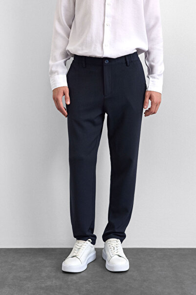 Back And Bond Navy Blue Jogger Pants