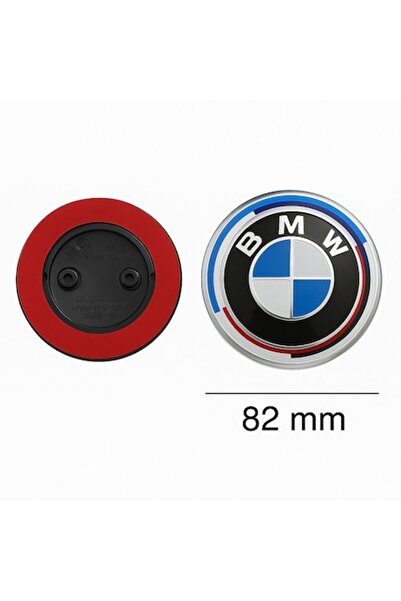 BMW Insignă aniversară 82 mm — Autoadezivă, lucioasă, rezistentă la UV