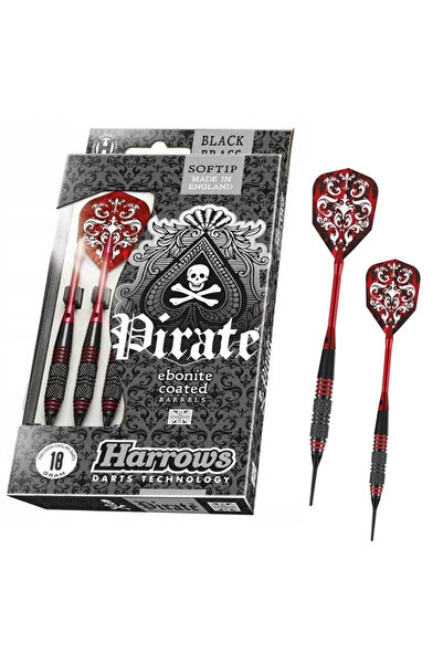 Other Harrows Softip Pirate Red Darts 18g