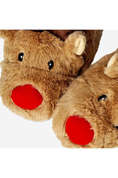 Flying Tiger Copenhagen Ren Geyiği Şeklinde Ev Terliği 36/37