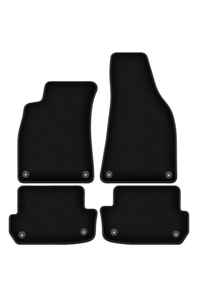 Other Dywaniki welurowe BASIC czarne face: Audi A4 B6 cabrio (2002-2006)