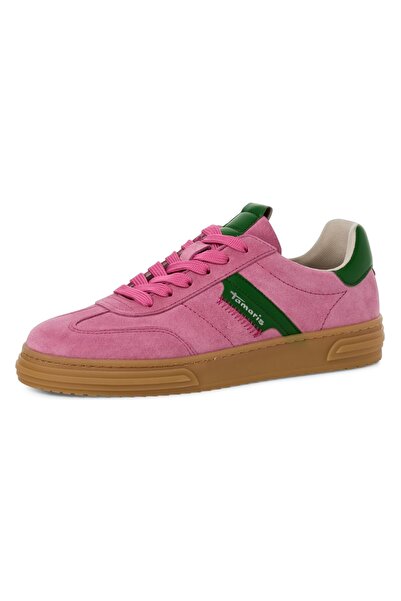 Tamaris Damen Low Sneaker Low Top 1-23788-42 Rosa 5AI Rose Leder/Synthetik