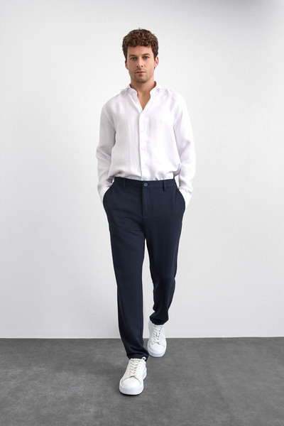 Back And Bond Navy Blue Jogger Pants