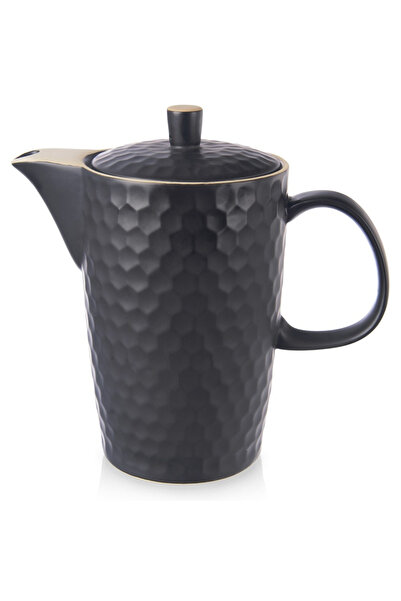 Other Dzbanek do kawy i herbaty ceramiczny czarny TEA TIME 1,3 l