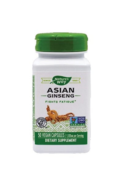 Secom Supliment alimentar Ginseng Asiatic 560 mg Nature's Way, 50 capsule