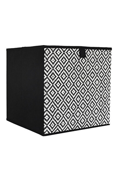 Other Braid SHELF BOX 30x30cm FOLDABLE black and white