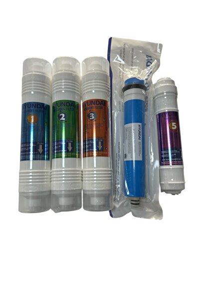 Hyundai HND-35 su arıtma cihazı 5’li filtre seti ( bütün kapalı kasa marka ci...