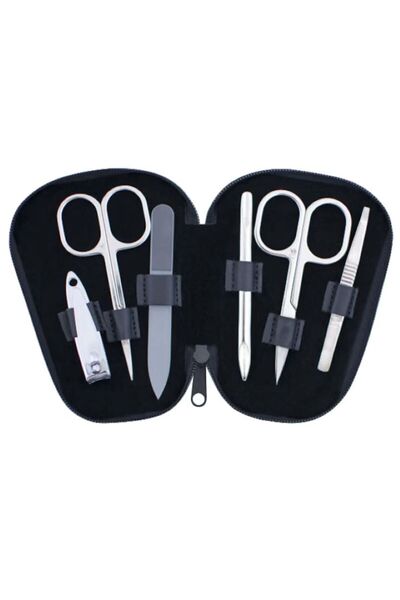 DUP 6-piece nickel-plated manicure set