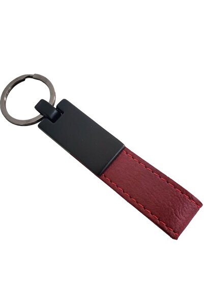 Skygo Leather Keychain Claret Red