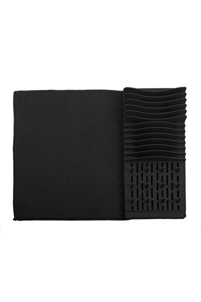 Other Airy Dish Drying Rack, Black, Soft and Absorbent