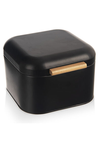 Other Chlebak metalowy czarny BLACK 21,5x20x14,5 cm