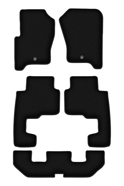 Other Dywaniki welurowe BASIC zarne do: Land Rover Discovery III Suv 7os (200...