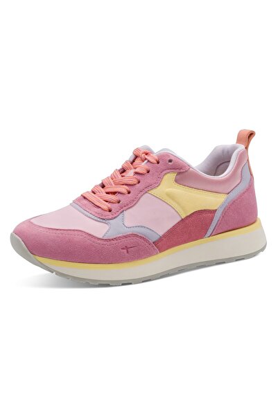 Tamaris Damen Low Sneaker Low Top 1-23741-43 Mehrfarbig 597 Berry Comb Leder/...