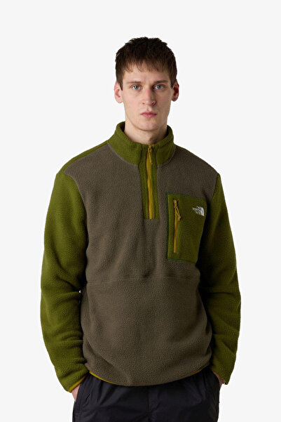 THE NORTH FACE Ανδρικό πράσινο φούτερ Yumıorı 14 Zıp NF0A883SEP71